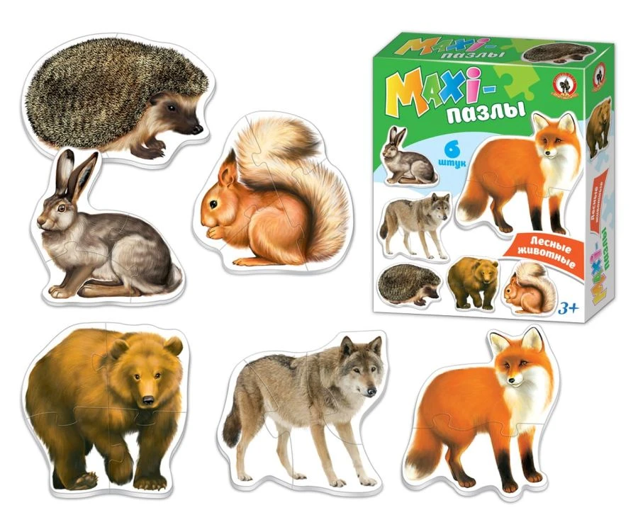 MAXI-puzzles "Forest Animals" in a box