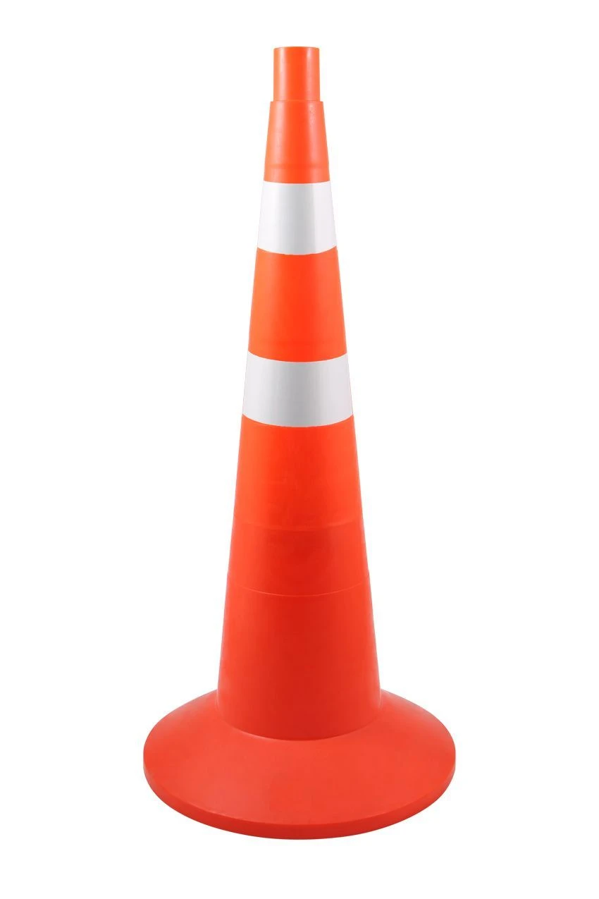 KS-3.8 Signalling cone 750 mm elastic (2 upper stripes) with 2 white wax stripes 50 mm each.