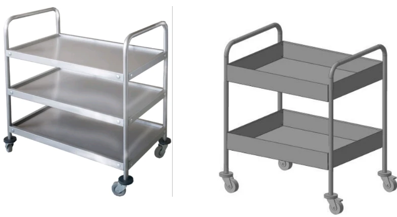 Serving trolley TS