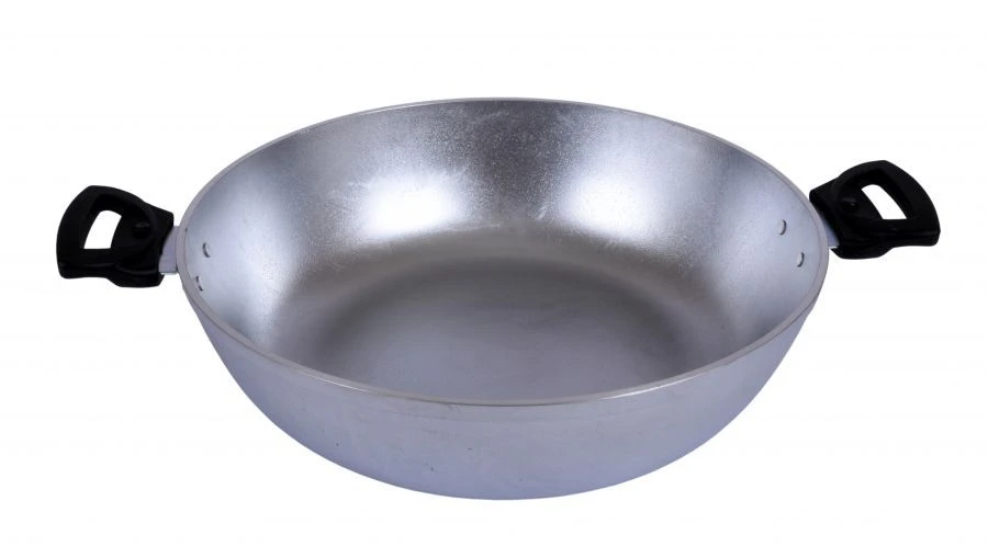 Frying pan 300/85mm (uncoated) cast aluminium, TM Kukmara, with removable Bakelite handles