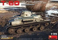 Assembled model T-60 Late Releases with interiors