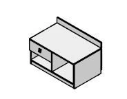Luggage cabinet. Furniture set "Contemp"