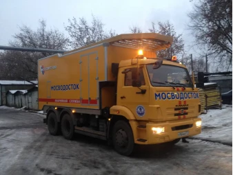 Special, sewer cleaning machine DKT-Start 100.2 on the chassis KAMAZ 65115-37