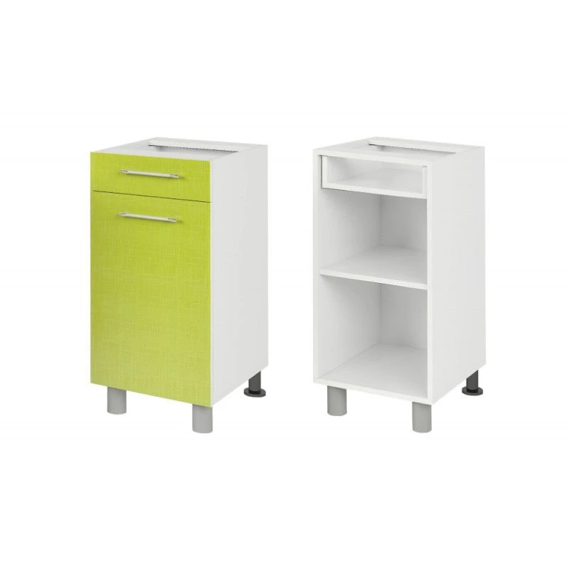 Bollard with drawer and door