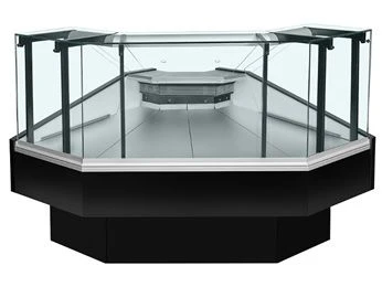 Refrigerated cabinet RIMO CUBE, model 90° external angle