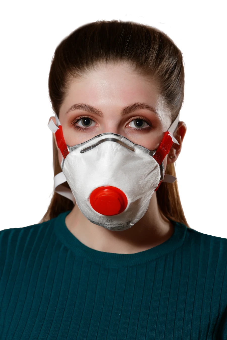 Filtering mask for protection against aerosols with additional protection against vapours and gases "Respirator "SPIRO-313A" FFP