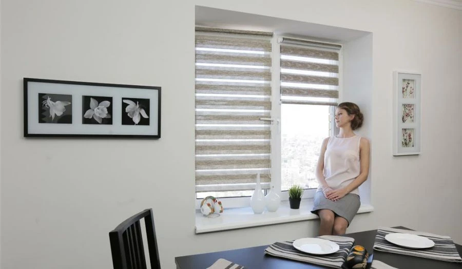 Roller blinds INTEGRA SLIM DUO 130x65cm