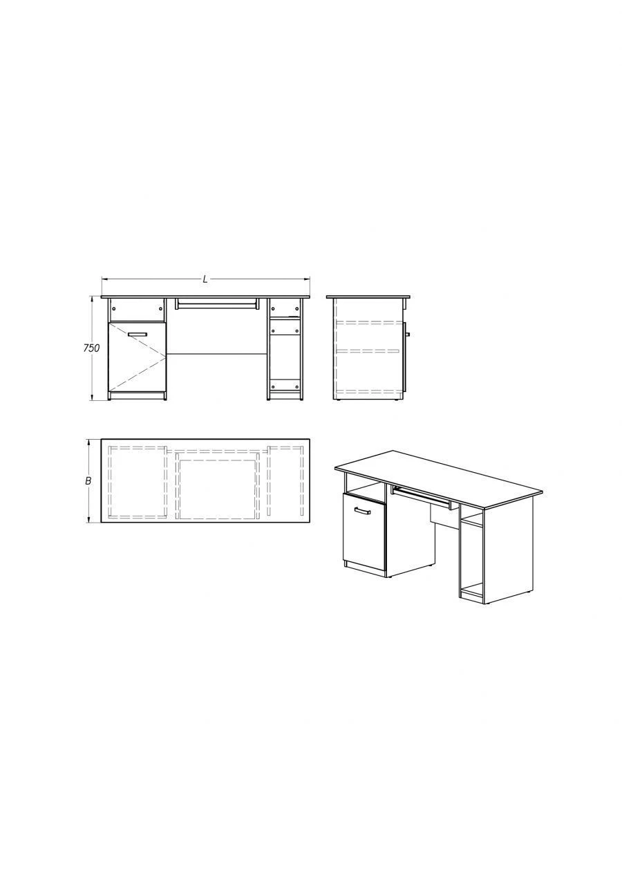 Computer desk SK001