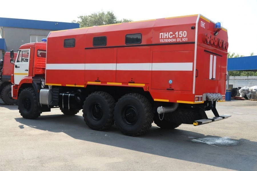 Fire pump station PNS-150, type 58815K43118, modification PNS-150, on chassis KAMAZ-443118-A5, 43118-50