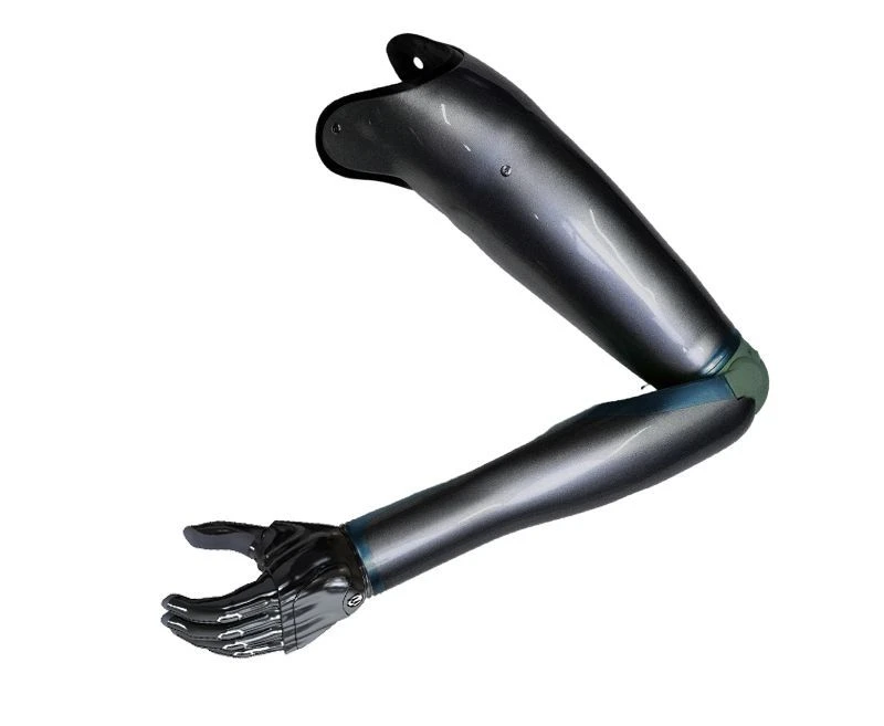 Microprocessor-controlled shoulder prosthesis PR4 INDY-EP passive, with quick-release elbow module of passive design (pulling