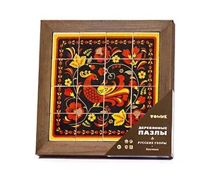 Puzzles "Russian Patterns" "Khokhloma" (16 pieces) Article 132