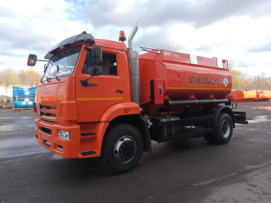 Tank truck ??-10,5, type TK142010 (modification 4693B5) on chassis KAMAZ KAMAZ-018/2011/TRCU-2axle-102