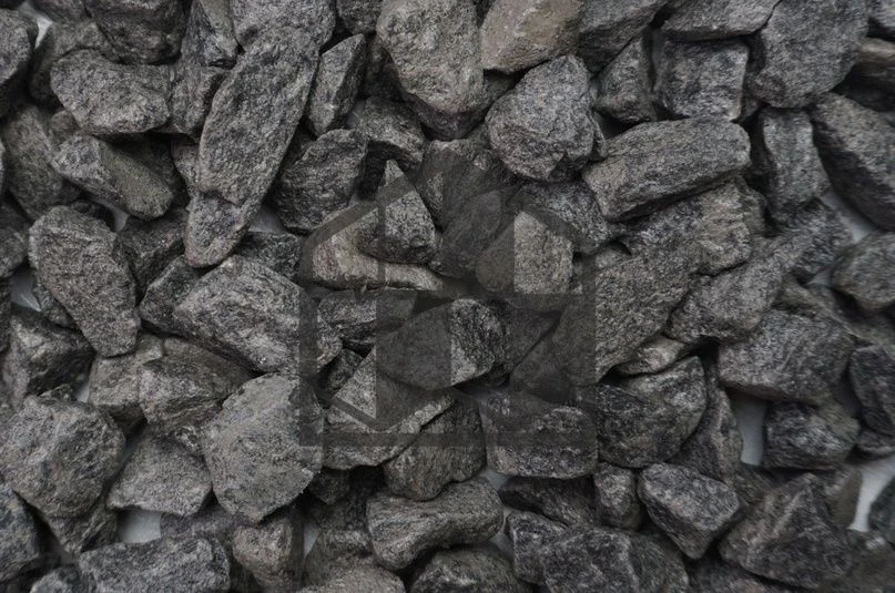 Crushed stone from gabbro-diabase fraction 120-150