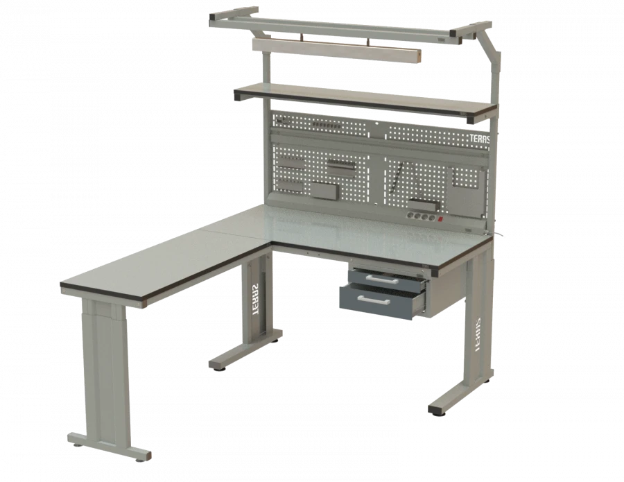 Industrial furniture, including antistatic (ESD) ADVANCED series (AT, AT ESD - work tables)