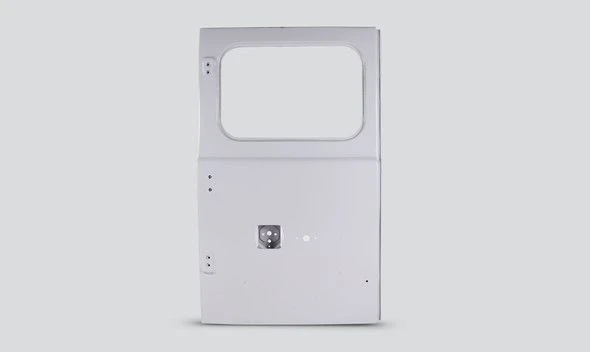 Left tailgate (for Uaz sgr bus, with window aperture, primed) 045110632001300