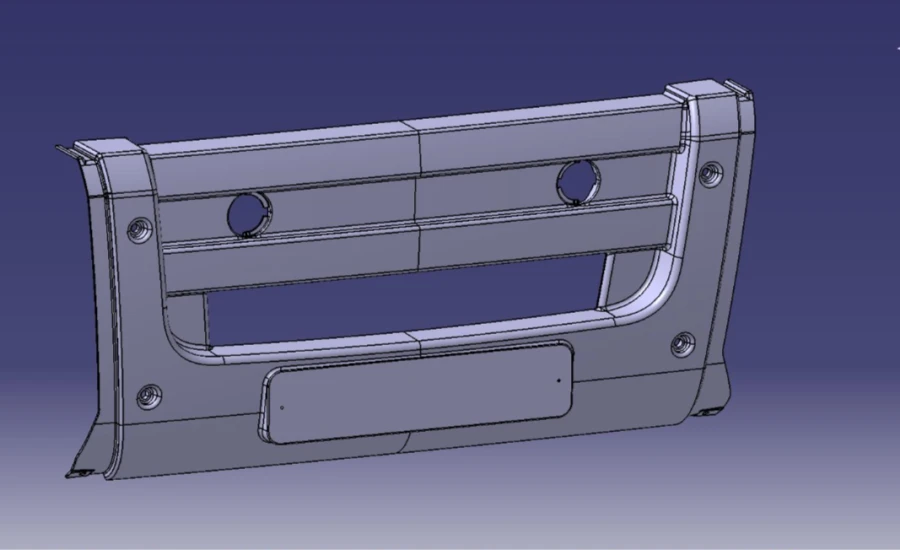 Bumper trim centre C35510E-2803051