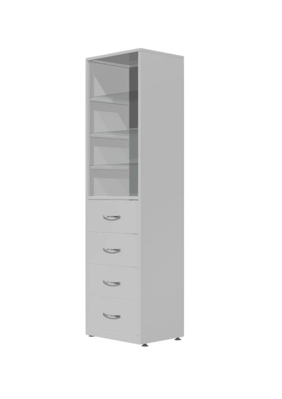SHMSt SKB-Ya Single-section medical cupboard (shelf-drawer)