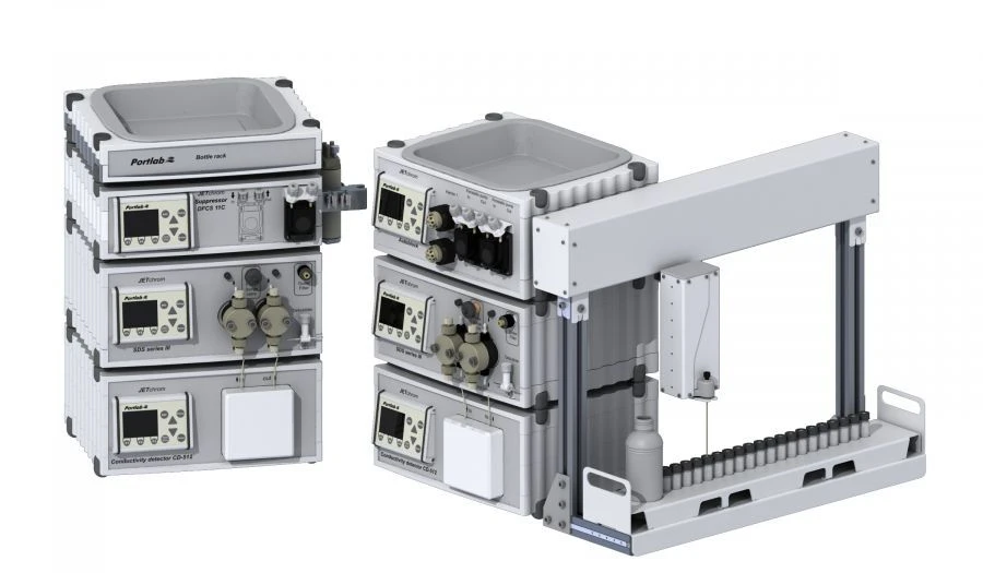 JETchrom liquid ion chromatograph with two measurement channels