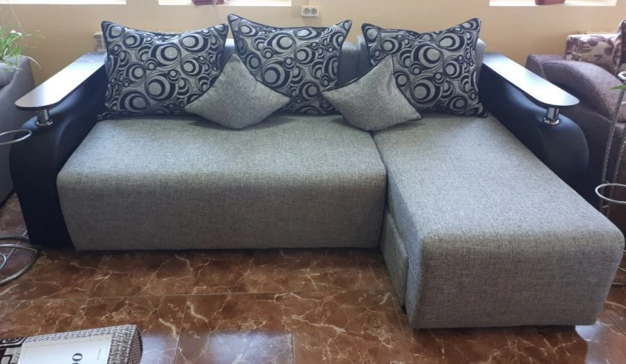 Sofa-bed (three-seater, small-sized, corner)