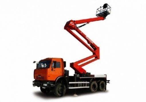 Vehicles of modifications 4388D1 - platform with hydraulic lift (AGP) on KAMAZ chassis, type 65115, modifications