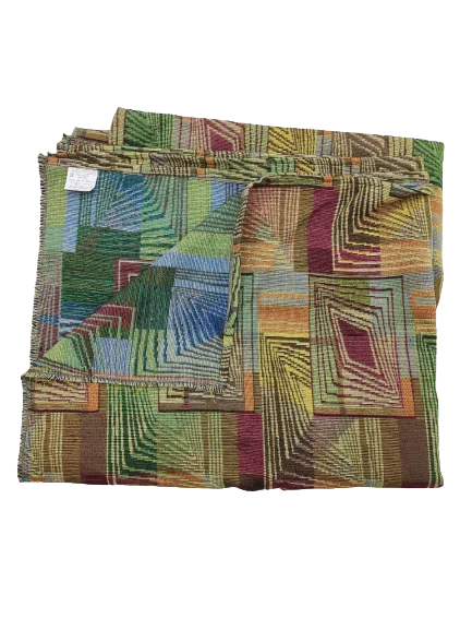 Coverlets, plaids, capes of cotton, mixed, synthetic fabrics