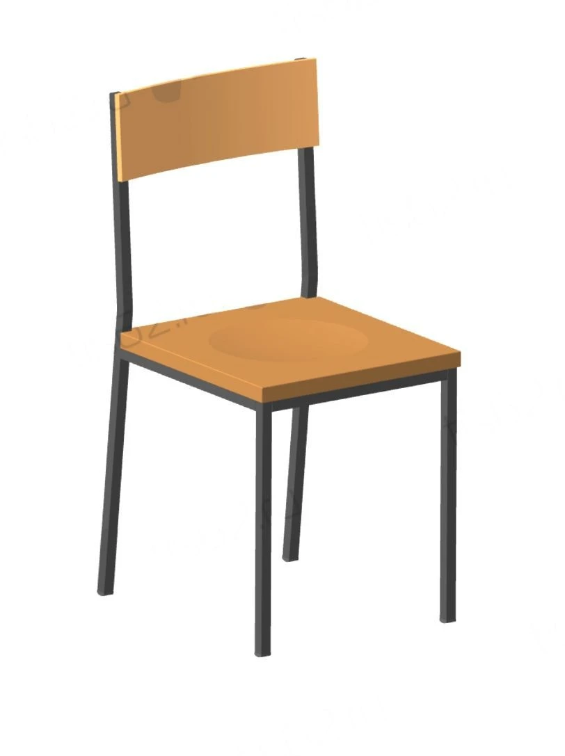 Work Chair RS 0.00.59 Quadrum with backrest