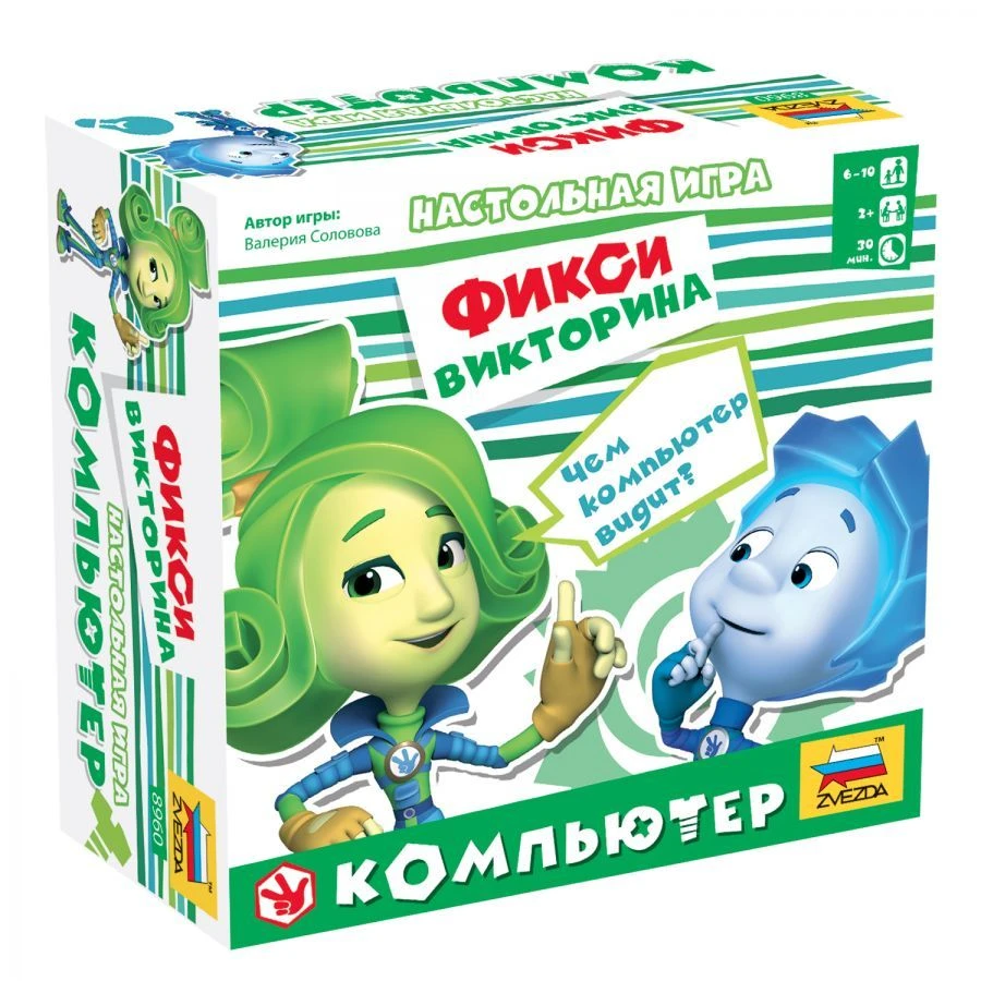 Board game "Fixiki. Computer"