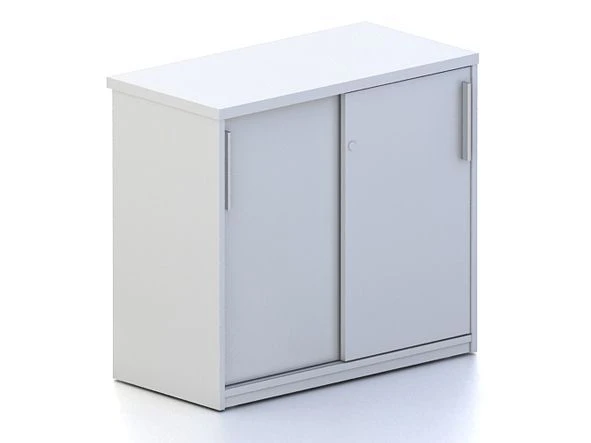 Wardrobe with sliding doors of the Orgspace storage system