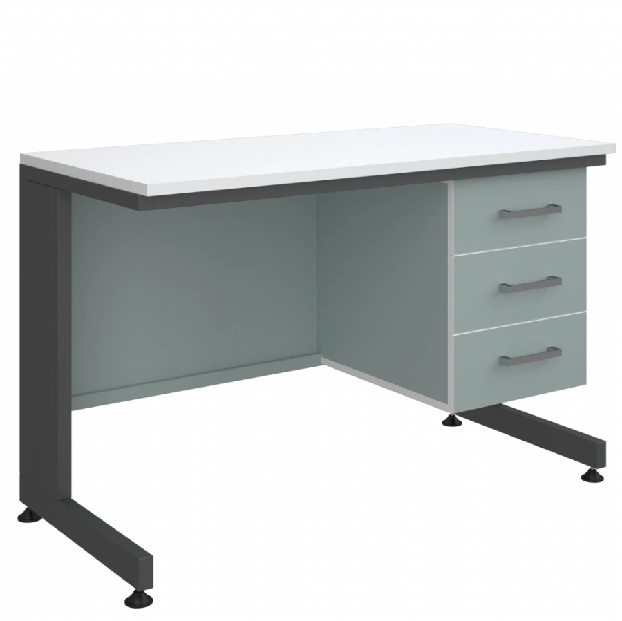 Laboratory table with drawer type 2 low 1