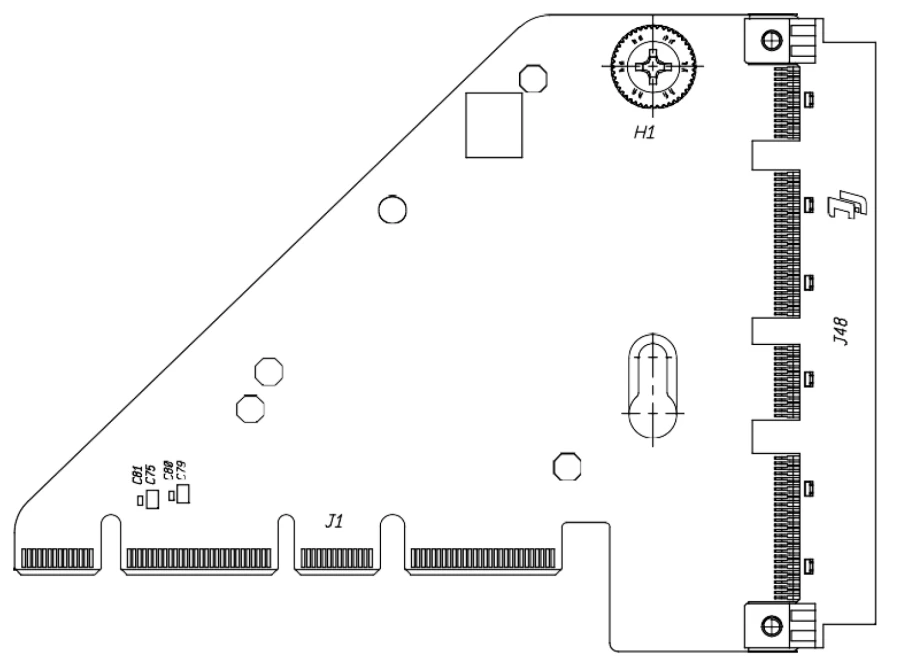 ETDR.468353.006 PCIe OCP ADPOCP Expansion Card