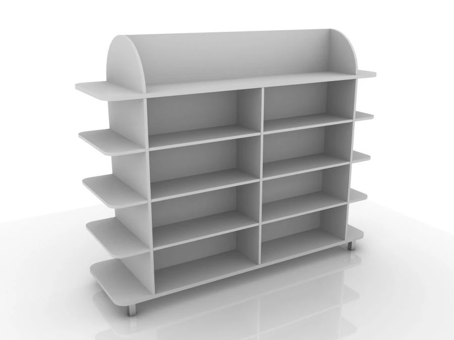 Double rack-stand, 304-001-8, 1710x600x1650