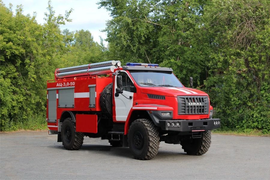 Fire tanker AC-3,?-?, type 5881S, modification 5881S9, on chassis Ural-4320-6151-71, 4320-6151-73, 4320-6151-73, 4320-6151-75, 4