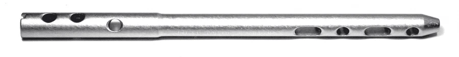Pins for ankle arthrodesis, left and right Ø 11 mm, length 180 to 200 mm with 10 mm spacing, item No. 677.1XX L/R