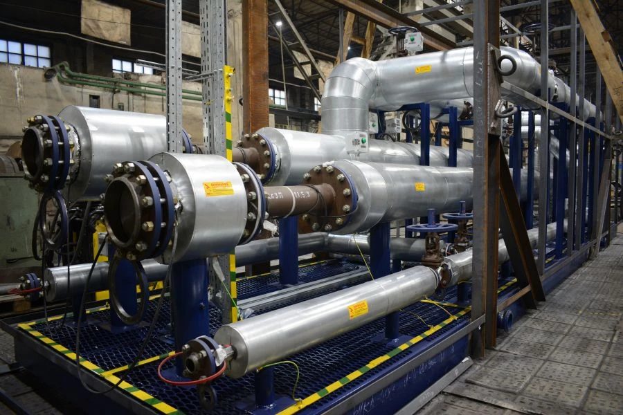 Assembly of armature Block of deethanisation column evaporator 300I-1/1 black BIKD-4,0(300I-1/1-BV)USK.00.00.000 TU 3600-017-002
