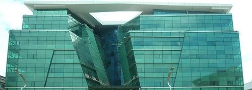 Stopsol Phoenix Green 6 mm thick coated glass with sun protection hard coating