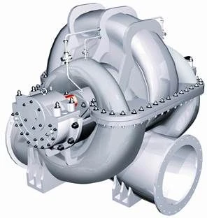 Horizontal Single-Stage Spiral Centrifugal Pump with Dual Liquid Inlet D 200