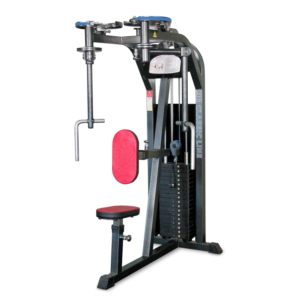 Chest-machine, rear delts (weight-block) (Butterfly PAK-DEC)