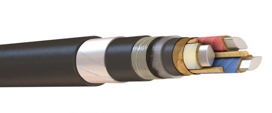 Power cables with aluminium conductors with impregnated paper insulation for voltage 6, 10 kV of ??????(?)-LS grade