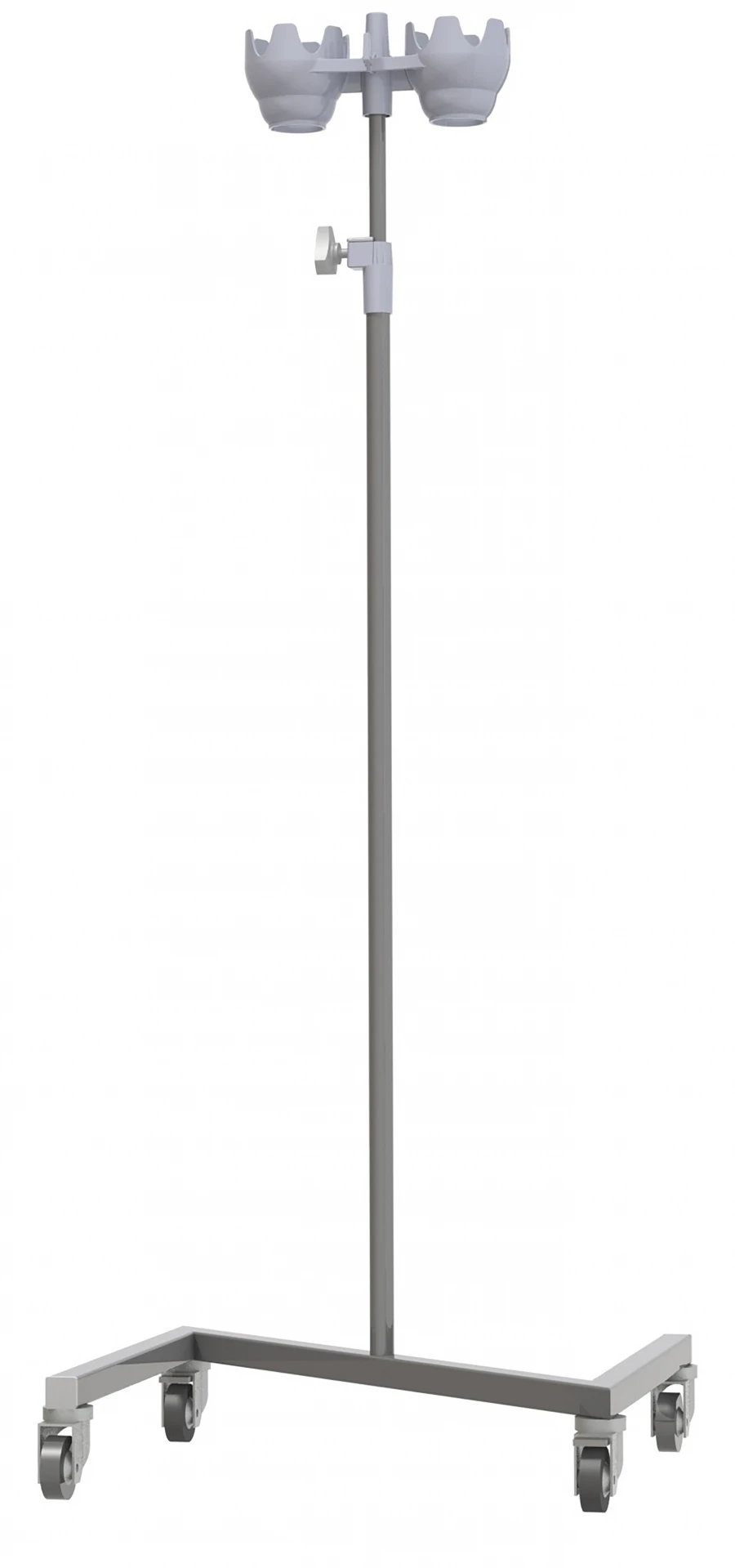 SW-01-"MSC"(MSC-5319) Medical infusion rack, stainless steel, on wheels, stackable
