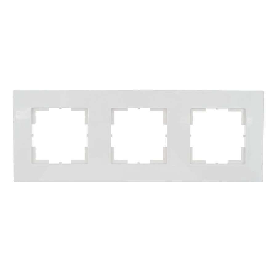 "AKSIOMA" Triple frame, white colour