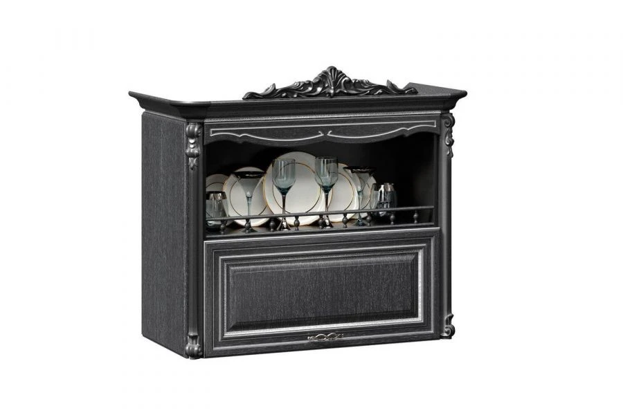 Type 4 LD.270980.000 Horizontal kitchen cabinet 800 (Black )