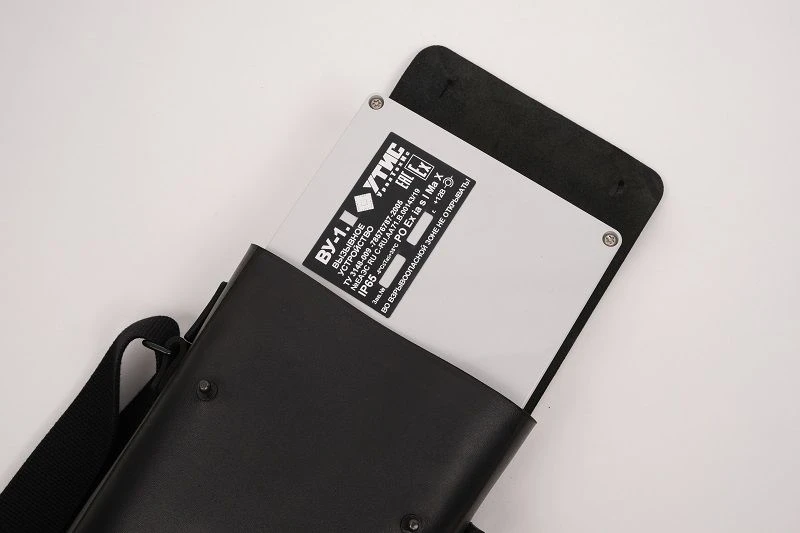Calling device VU-1 of the complex of emergency notification and selective calling of miners SUBR-1P