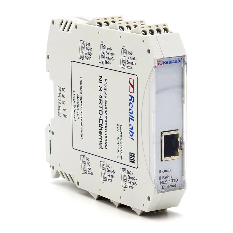 NLS-4RTD-Ethernet Module of analogue input of thermal resistance signals