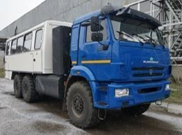 Specialised passenger vehicle (shift bus) NEFAZ-4208-0000011-13, base chassis KAMAZ 43114-15