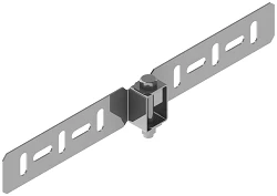 Hinged horizontal internal connector SLHVKTU 000, with overall dimensions from 50 mm to 200 mm, with metal thickness 2,0