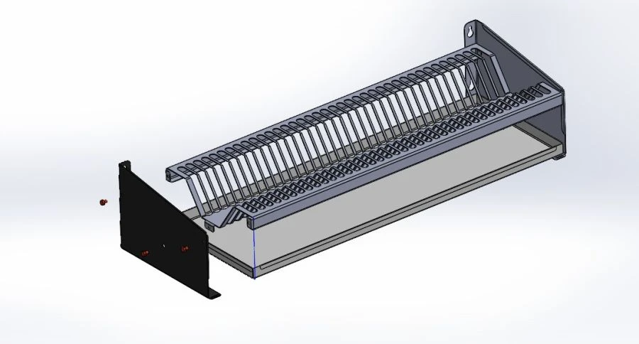 Wall shelf for plates