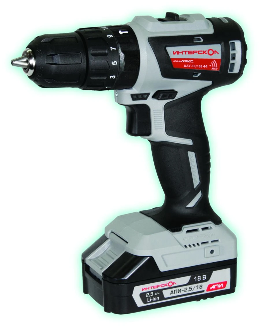 Cordless electric hand-held drilling machine DAU-10/18V 44