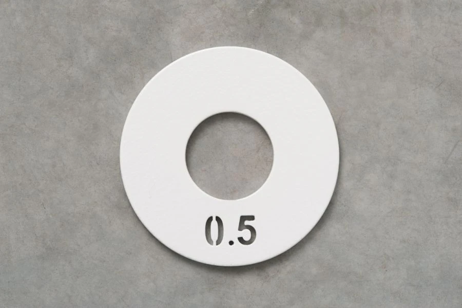 Steel training disc 0,5 kg