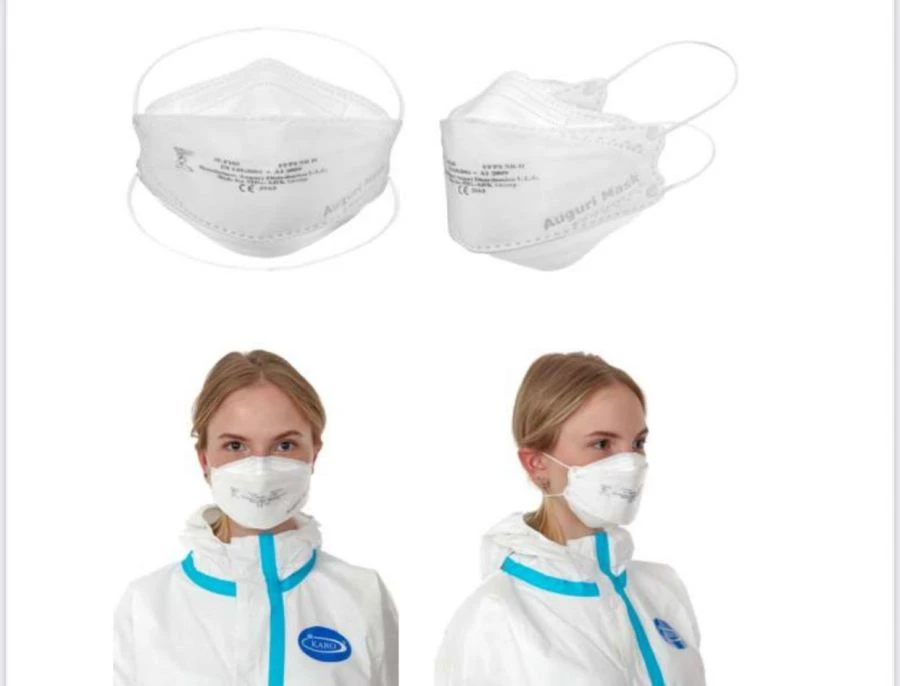 Medical surgical respirator AUGURI MASK SENSITIVE AMS 103 FFP3 NRD (without valve)