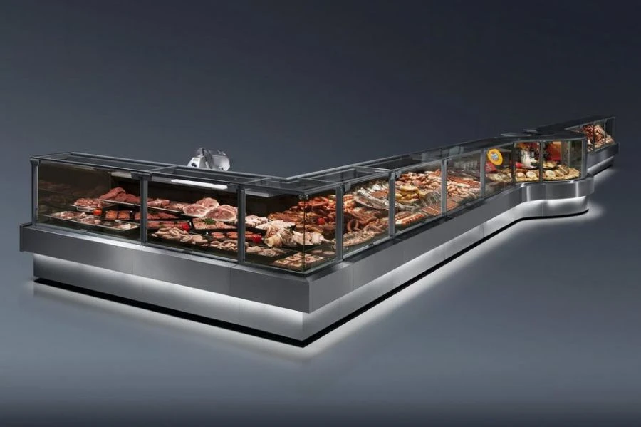 Refrigerated display case of "Bern Cube" series VS 44-1250-02